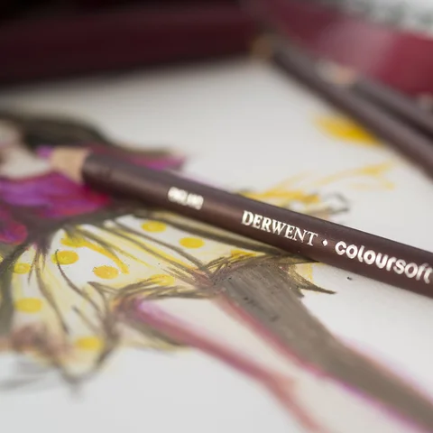 Кольорові олівці Coloursoft 12кол Derwent — Photo 11