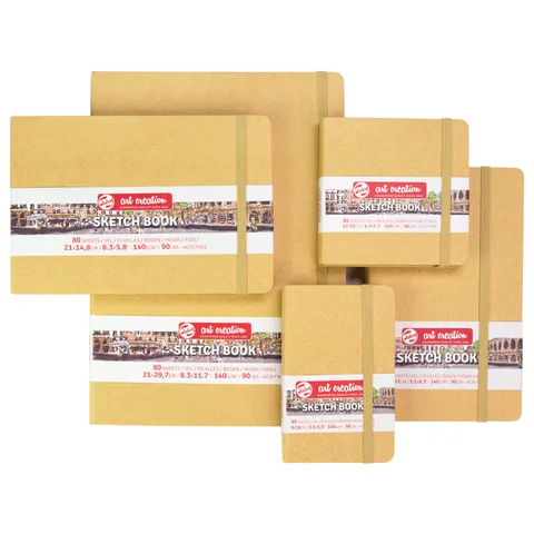 Блокнот для графіки Talens Art Creation А4 140г/м2 80л Kraft Royal Talens — Photo 3