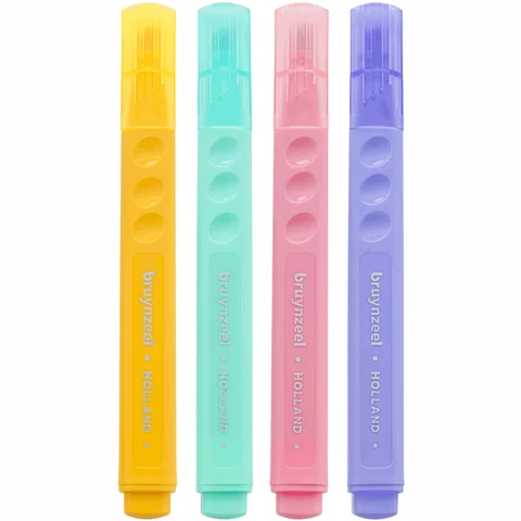 Набір маркерів HIGHLIGHTER  PASTEL 4кол Bruynzeel — Photo 3