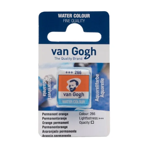 Фарба акварельна Van Gogh (266) Перм. оранжевий кювета Royal Talens — Photo 2