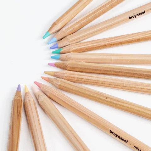 Набір кольорових олівців EXPRESSION PASTEL 12шт металева коробка Bruynzeel — Photo 13
