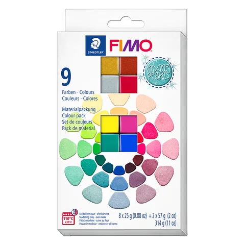 Набір пластики “Effect Mixing Mica Colours“ 8х25гp 2х57гр Fimo — Photo 2