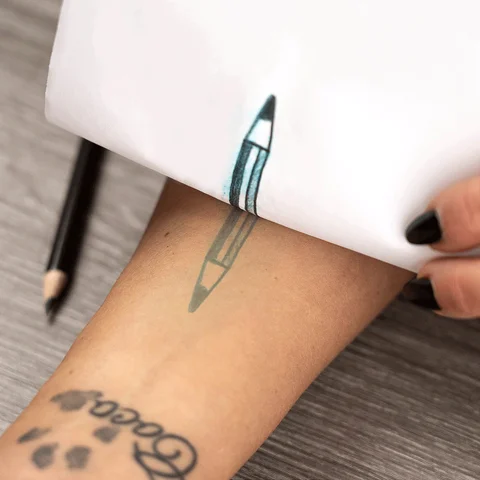 Набір художніх матеріалів TATTOO SKETCHING 14шт металева коробка Cretacolor — Photo 12