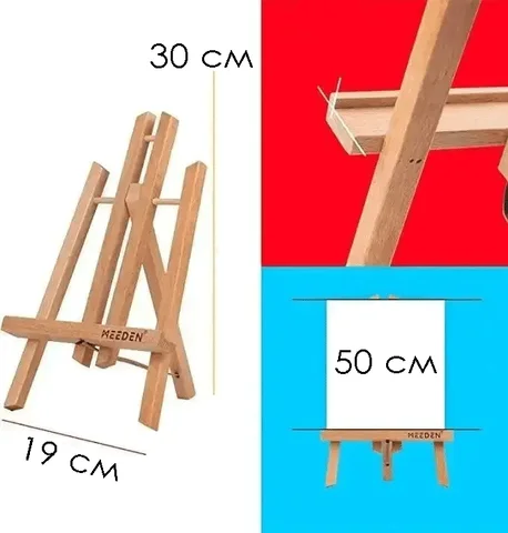 Мольберт настільний 6029 типу А бук 30×19см мак. висота полотна 50см MEEDEN — Photo 6