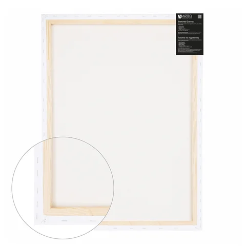 Підрамник 50×60 см дрібне зерно акриловий ґрунт бавовна 280г/м2 Arteo — Photo 3
