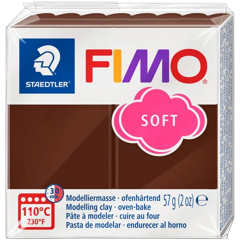Пластика для біжутерії Soft Шоколадна 57г Fimo — Photo 2