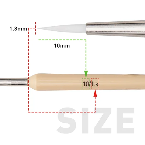 Набір пензлів HIMI 5 шт., лайнер Detail Painting Brush Set — Photo 17