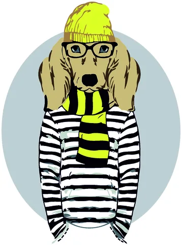 Картина за номерами „Stylish Dog“ 35×45см ROSA START — Photo 2
