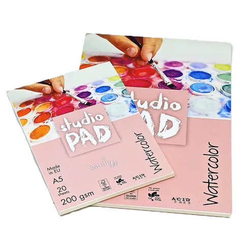 Склейка для акварелі Studio, А4, 200г/м2, 20л, SM-LT Art — Photo 7