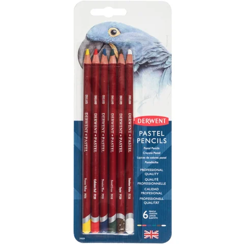 Пастельні олівці Pastel Pencils 6кол Derwent — Photo 2