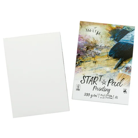 Склейка STAR T (mixed media), А6 (10,5*14,8 см), 300г/м2, 20л, SMILTAINIS — Photo 4