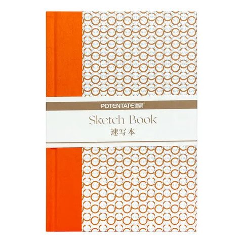 Скетчбук для ескізів у твердій палітурці Potentate Hardbound Stitch А5 (14,2х21 см), 180 г/м², 48 арк — Photo 3