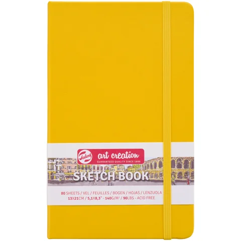 Блокнот для графіки Talens Art Creation А5 (13х21см) 140г/м2 80л Golden Yellow Royal Talens — Photo 3