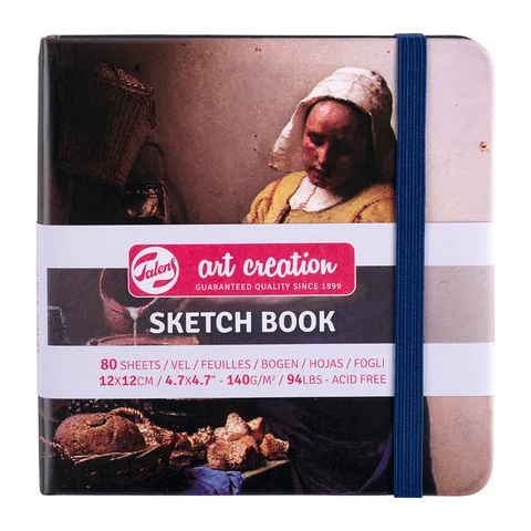 Блокнот для графіки Talens Art Creation 12х12 см 140г/м2 80л Молочниця Ян Вермер Royal Talens — Photo 2