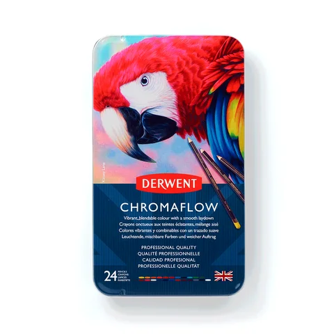 Кольорові олівці Colour Chromaflow 24 шт Derwent — Photo 6