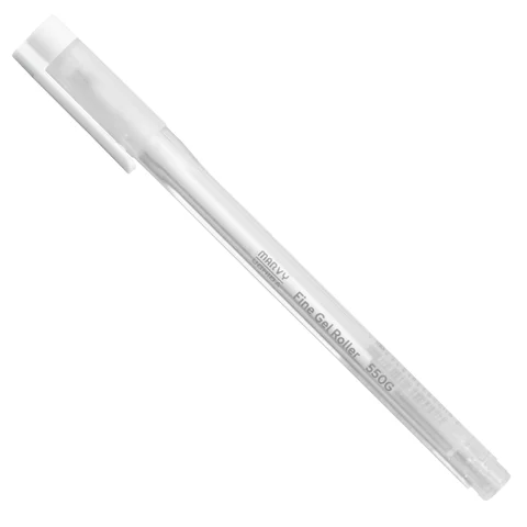 Ручка для паперу Біла гелева Extra Fine 0,7мм 550G Marvy — Photo 5