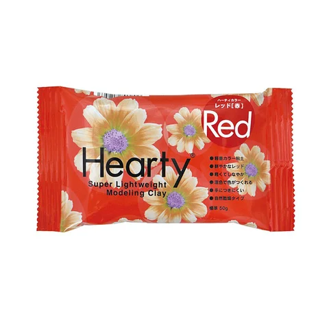Пластика самозастигаюча Hearty Червона 50г Padico — Photo 4