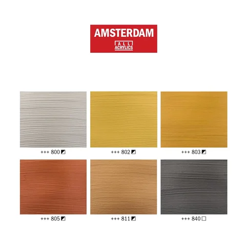 Фарба акрилова металік AMSTERDAM 20 мл Royal Talens — Photo 5