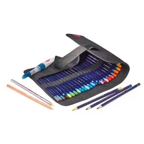 Пенал для олівців Pencil Wrap, чорний, Derwent — Photo 10
