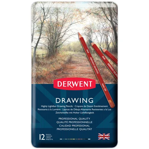 Олівці для рисунку Drawing 12шт Derwent — Photo 4