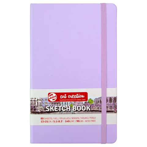 Блокнот для графіки Talens Art Creation А5 (13х21см) 140г/м2 80л Pastel Violet Royal Talens — Photo 3