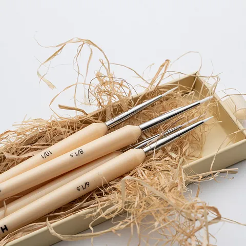 Набір пензлів HIMI 5 шт., лайнер Detail Painting Brush Set — Photo 20