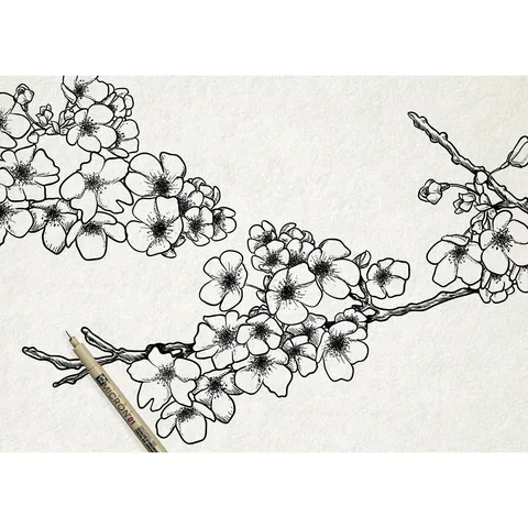 Набір лінерів PIGMA MICRON DESIGN 3шт., Sakura — Photo 5
