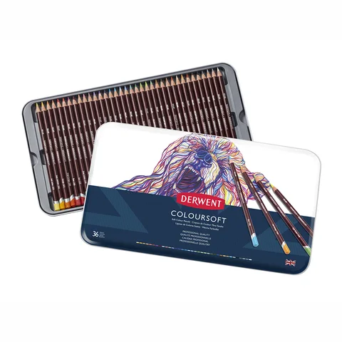 Кольорові олівці Coloursoft 36кол Derwent — Photo 8
