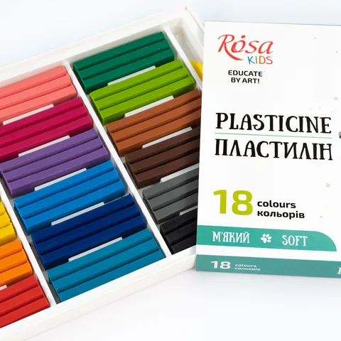 Набір пластиліну Cats зі стеком 18×288г ROSA Kids — Photo 5