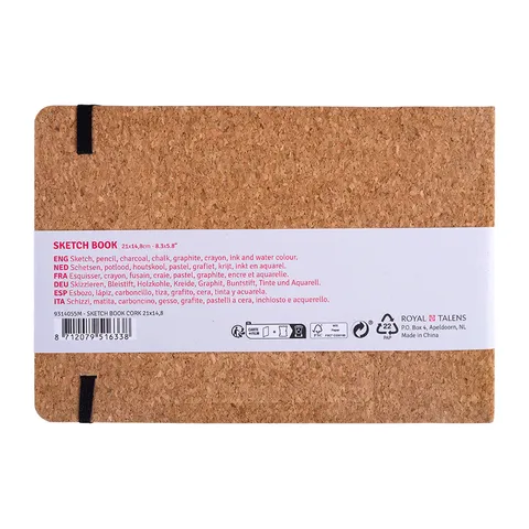 Блокнот для графіки Talens Art Creation А5 (14,8х21 см) 140г/м2 80л Cork Royal Talens — Photo 5