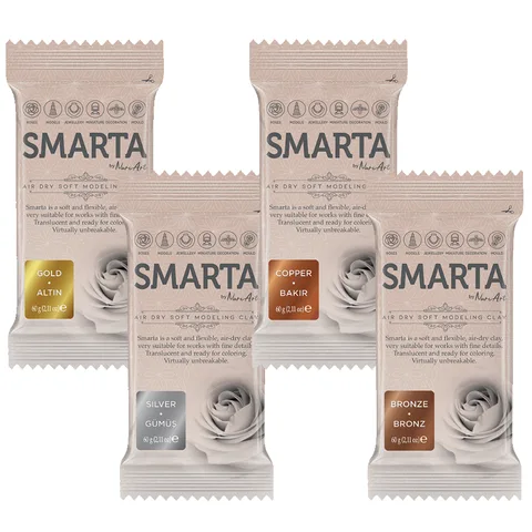 Пластика самозастигаюча металіки 60 г Smarta — Photo 2