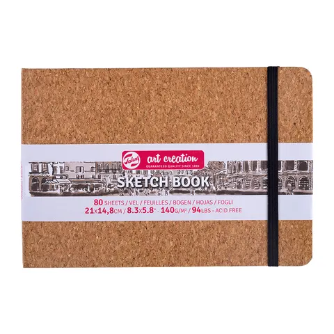 Блокнот для графіки Talens Art Creation А5 (14,8х21 см) 140г/м2 80л Cork Royal Talens — Photo 3