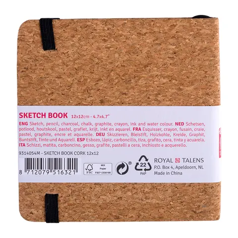 Блокнот для графіки Talens Art Creation 12х12 см 140г/м2 80л Cork Royal Talens — Photo 5