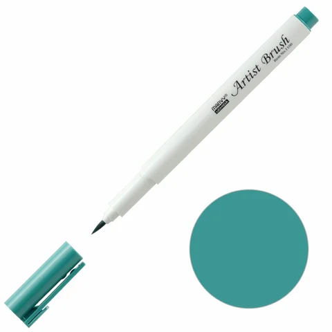 Маркер-пензель Artist Brush Бірюзовий 1100 Marvy — Photo 1
