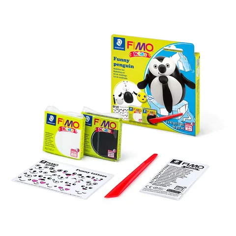 Набір Fimo Kids «Пінгвінчик» 2 кол.*42 г Fimo — Photo 3