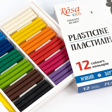 Набір пластиліну Cats зі стеком 12×192г ROSA Kids — Photo 5