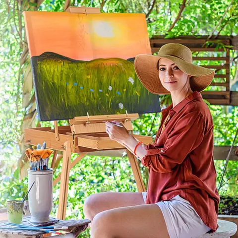 Етюдник Тип французький 72×114×145 (180) см висота полотна до 85см бук SINOART — Photo 11