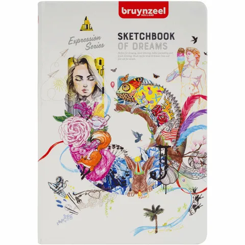Блокнот Sketch/Notebook 140 г/м2 80 л білий Bruynzeel — Photo 2