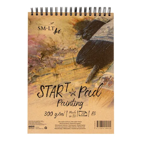 Альбом на спіралі STAR T (mixed media) 300г/м2 20л SM-LT Art — Photo 2