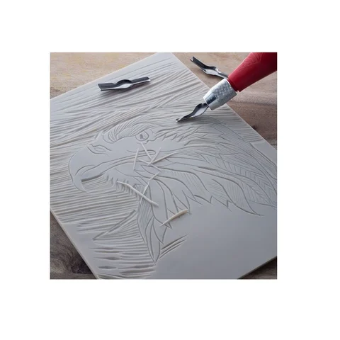 Набір блоків для гравюри, 100х100х3,0 мм, 10 шт. в упак., 3.0/SC1B, SOFTCUT CARVING BLOCKS, ESSDEE — Photo 8