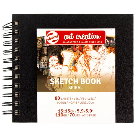 Блокнот на спіралі Talens Art Creation 15х15см 110г/м2 80л Royal Talens — Photo 5