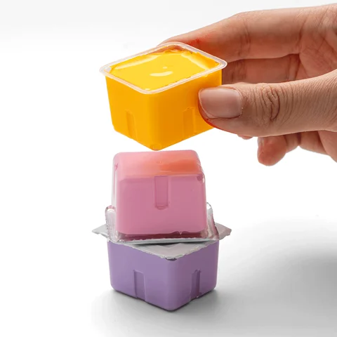Набір гуашевих фарб Jelly Cup 24×30мл рожевий пластиковий пенал HIMI — Photo 17