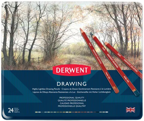 Олівці для рисунку Drawing 24шт Derwent — Photo 7