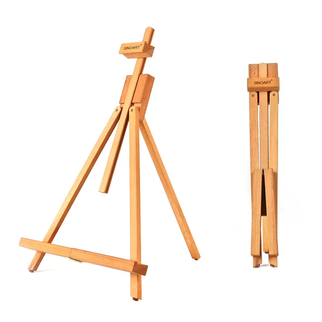 Мольберт настільний бук 44×25×44(76) см висота полотна до 70см SINOART