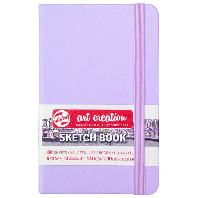 Блокнот для графіки Talens Art Creation 140г/м2 80л Pastel Violet Royal Talens