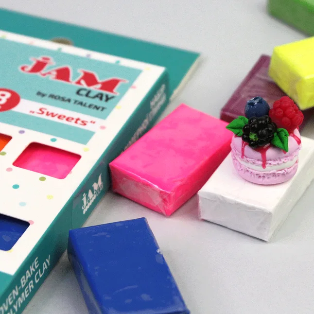 Набір пластики Sweets 8×20г Jam Clay ROSA Talent — Photo 2