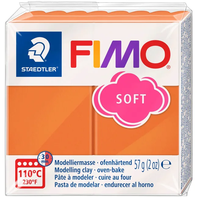 Пластика для біжутерії Soft Коньяк 57г Fimo
