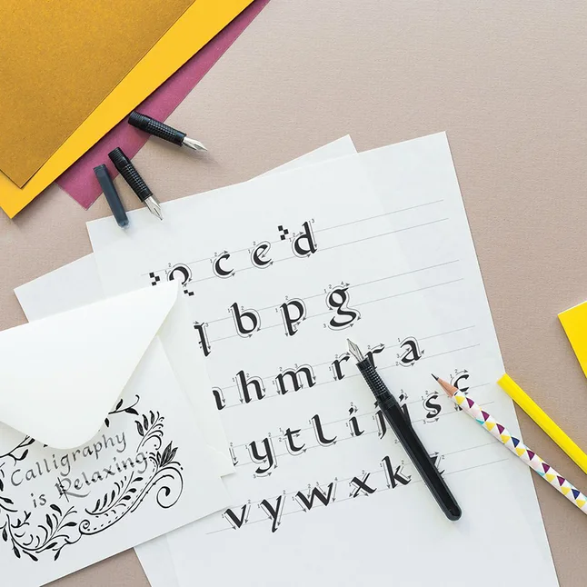Набір для каліграфії Beginner’s Calligraphy Set (авторучка 3 пера конвертер) Manuscript — Photo 3