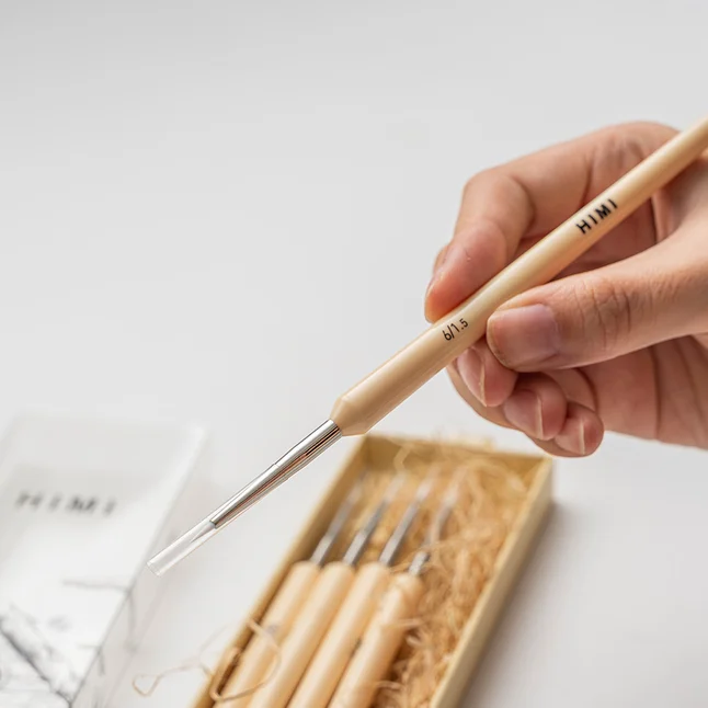 Набір пензлів HIMI 5 шт., лайнер Detail Painting Brush Set — Photo 8