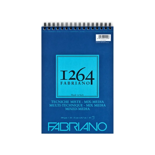 Альбом на спіралі Mix Media 1264 300г/м2 30л Fabriano — Photo 1
